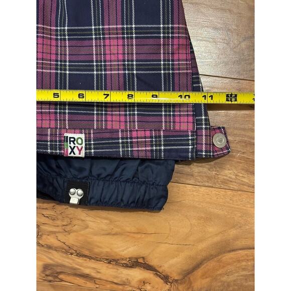 READ Roxy Limited Edition 5000 Plaid Snowboard Pants Women’s XS Blue Pink - Picture 7 of 13